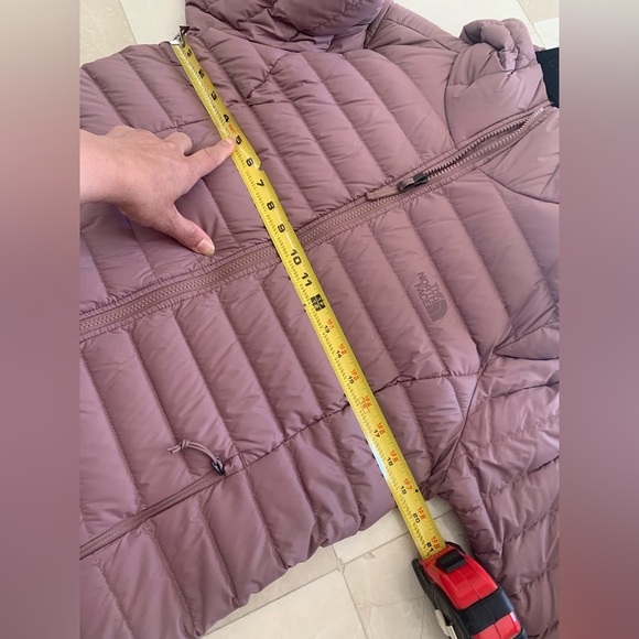 The North Face Stretch Down Parka in Twilight Mauve Size L - Picture 14 of 16